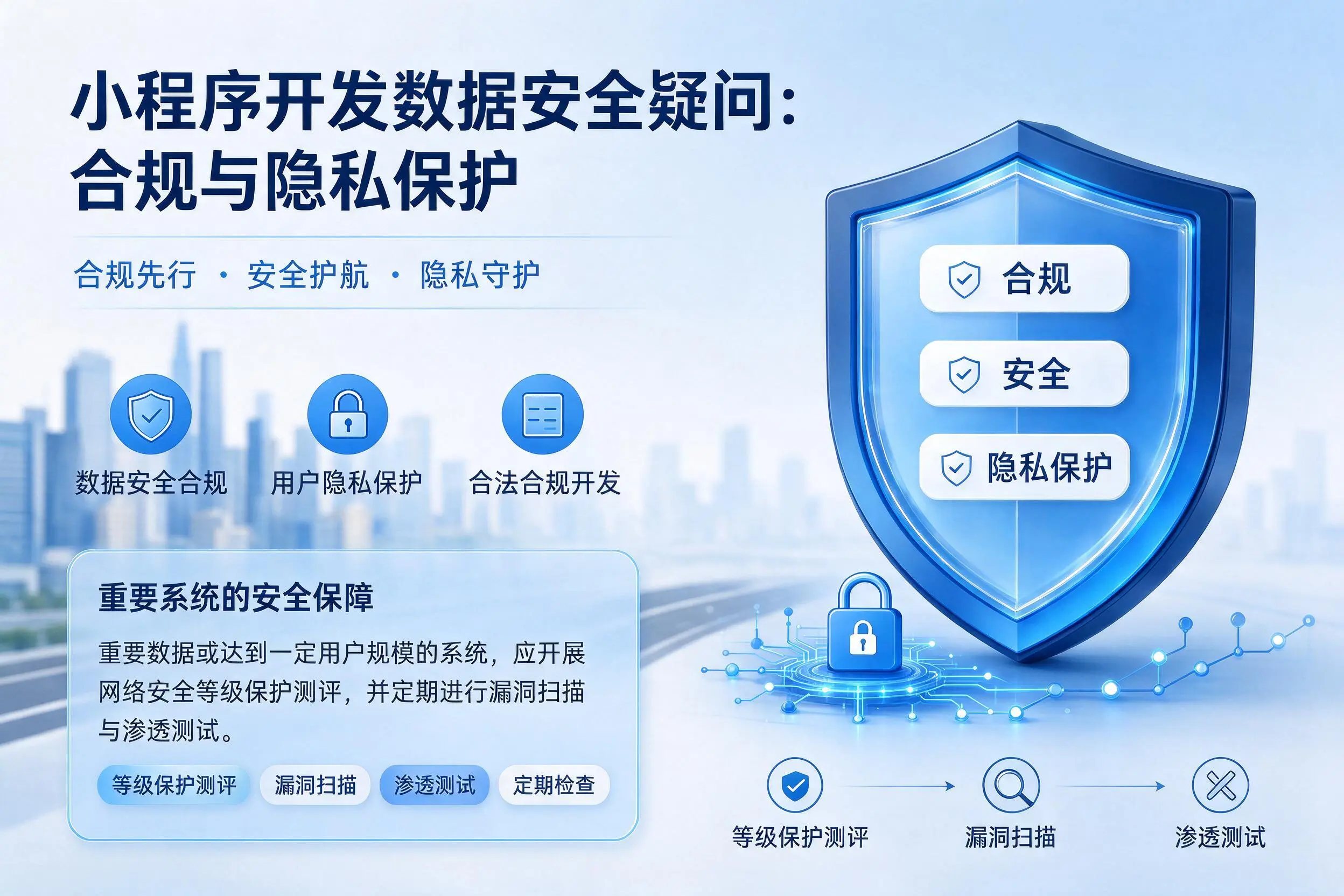 保亭小程序开发数据安全疑问:合规与隐私保护