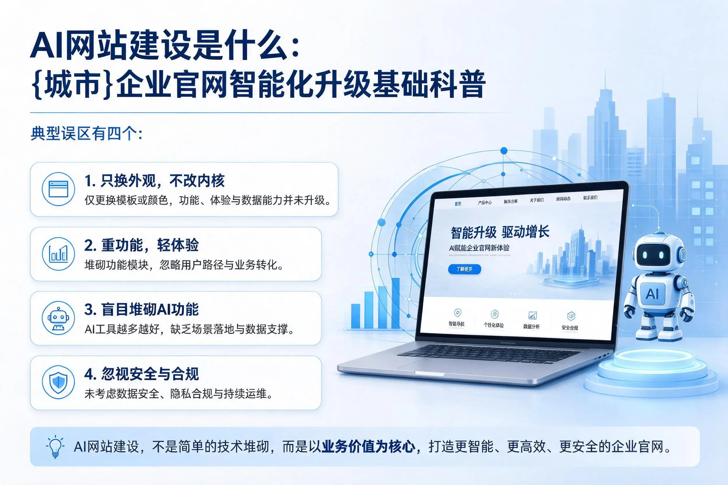 AI网站建设是什么:保亭企业官网智能化升级基础科普