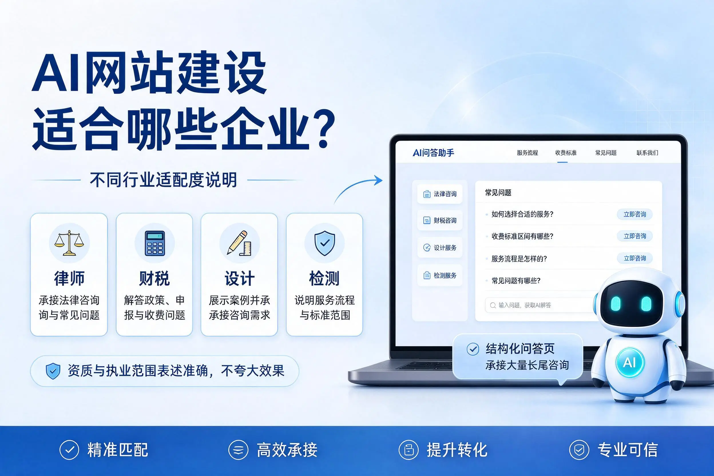 AI网站建设适合哪些企业?保亭不同行业适配度说明